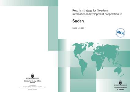 Results strategy for Sweden’s international development cooperation in Sudan 2014 – 2016