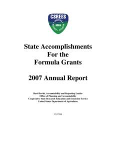 Microsoft Word - Accomplishments for Formula Grants 2007 v5.doc