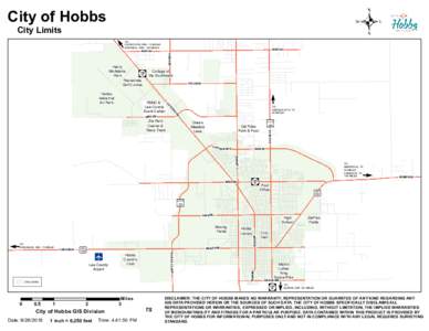 City of Hobbs  . City Limits