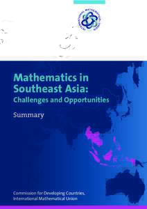 Mathematics in Southeast Asia: Challenges and Opportunities Summary