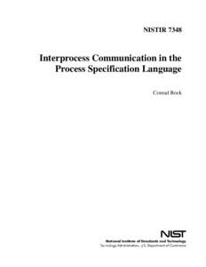 Interprocess Communication in the Process Specification Language