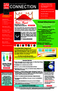 August 2011 NEWSLETTER  What’s In This Issue CONNECTION
