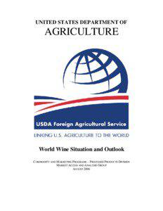 UNITED STATES DEPARTMENT OF  AGRICULTURE
