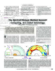 Seismology / Mechanics / Structure of the Earth / Geophysics / Earth / Planetary geology / Waves / Synthetic seismogram / Don L. Anderson / Seismic wave / Mantle / Preliminary reference Earth model