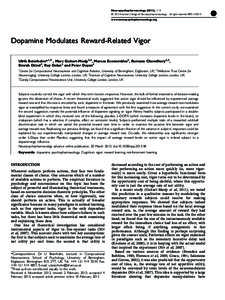 Dopamine Modulates Reward-Related Vigor