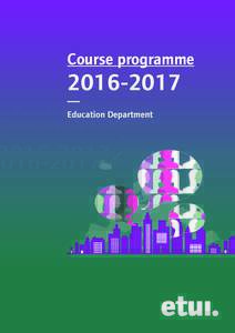 Course programmeEducation Department  QR Codes