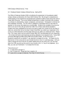 Microsoft Word - OGS Campus_Climate_Survey_-_Graduate Students 2012