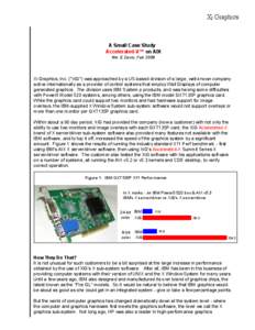 Xi Graphics  A Small Case Study Accelerated-X™ on AIX Wm E Davis, Feb 2008