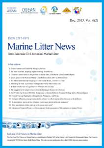 Microsoft Word - Marine Litter News Vol.6_2_-테두리,하이퍼링크제거