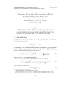 c Applied Mathematics E-Notes, [removed]), 27-35 
 Available free at mirror sites of http://www.math.nthu.edu.tw/∼amen/ ISSN[removed]