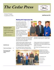 The Cedar Press Clatsop-Nehalem Confederated Tribes April-May-June 2011