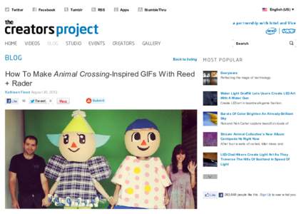 How To Make Animal Crossing-Inspired GIFs With Reed + Rader | The Creators Project