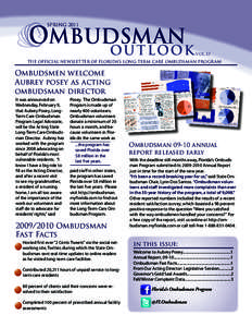 OMBUDSMAN OUTLOOK spring 2011 vol.13
