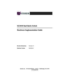 SG1010 Hardware Implementation Guide