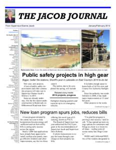 THE JACOB JOURNAL From Supervisor Dianne Jacob January/FebruaryWebsite: