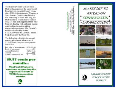Laramie County Conservation DistrictU.S. Hwy 30, Cheyenne, WY2600 faxE-mail: 