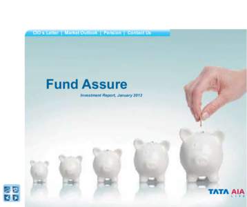 CIO ,s Letter | Market Outlook | Pension | Contact Us  Fund Assure Investment Report, January 2013