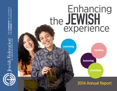 the JEWISH experience ®  THE STRENGTH OF A PEOPLE.