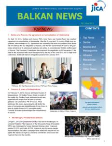 BALKAN NEWS NO.1/May 2013 CONTENTS  TOP NEWS