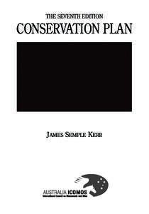 THE SEVENTH EDITION  CONSERVATION PLAN JAMES SEMPLE KERR