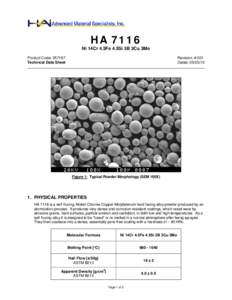 Microsoft Word - HA 7116 Technical Data Sheet.doc