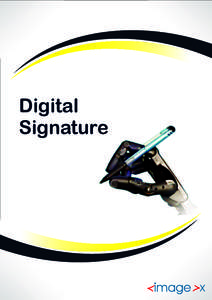 Digital Signature x  Introduction