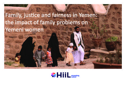 Family, justice and fairness in Yemen: the impact of family problems on Yemeni women 2
