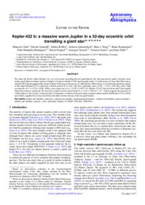 Astronomy & Astrophysics A&A 573, L6[removed]DOI: [removed][removed]