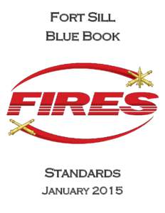 Fort Sill Blue Book Standards January 2015
