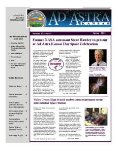 Ad Astra Kansas News Spring[removed]AD ASTRA KANSAS FOUNDATION