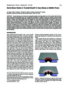 Biophysical Journal  Volume 81 September 2001