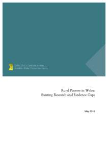 Rural Poverty in Wales: Existing Research and Evidence Gaps May 2016  Rural Poverty in Wales: