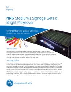 GE Lighting LED Signage Contour NRG Stadium CaseStudy| SIGN148