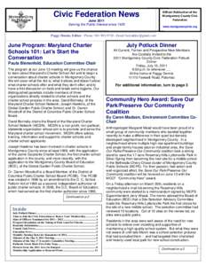 Civic Federation News  MCCF Newsletter—June 2011 June 2011 Serving the Public Interest since 1925