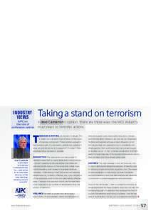 INDUSTRY VIEWS Taking a stand on terrorism  AIPC on