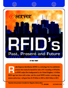 ®  RFID’s Past, Present and Future BY NEIL TARDY