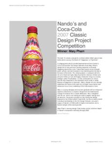 Nando’s and Coca-Cola 2007 Classic Design Project Competition  Nando’s and Coca-Cola 2007 Classic Design Project