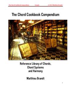 The Chord Cookbook Compendium  Sample © 2012 Matthieu Brandt