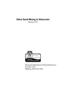 Silica Sand Mining EIS Meeting