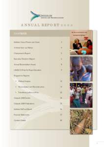 ANNUAL REPORT 2008 CONTENTS Institute Vision, Mission and Goals 3