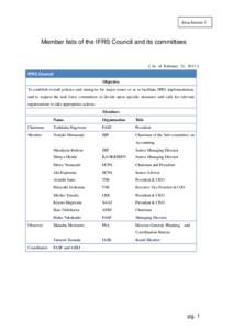 Microsoft Word - Attachment 1　Member lists of the IFRS Council and its committees.doc