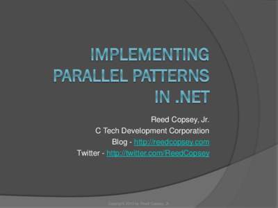 Computing / Parallel computing / Computer architecture / Multi-core processor / Task parallelism / Thread / Data parallelism / Multithreading / Central processing unit / Hyper-threading / Task