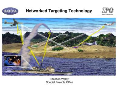 Networked Targeting Technology Special Projects Office Stephen Welby Special Projects Office
