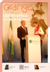 EUROPE-AFRICA: FUTURE ON THE TABLE! EU-AU Summit for dummies Page 1