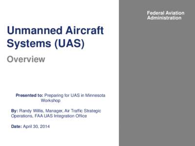 UAS Test Site Selection Update