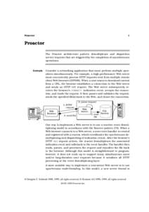 Computing / Software engineering / Computer programming / Concurrent computing / Software design patterns / Proactor pattern / Asynchronous I/O / Reactor pattern / Event / Message passing / Central processing unit / DNIX