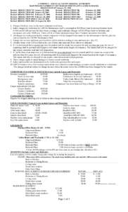 LAWRENCE – DOUGLAS COUNTY HOUSING AUTHORITY MAINTENANCE SCHEDULE OF CHARGES FOR TENANT CAUSED DAMAGES RESOLUTION 657 January 27, 1998 Revised: RESOLUTION 717 January 25, 2000 Revised: RESOLUTION 786 February 26, 2002