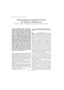 This article has been accepted for inclusion in a future issue of this journal. Content is final as presented, with the exception of pagination.  IEEE TRANSACTIONS ON EVOLUTIONARY COMPUTATION 1