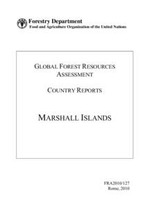 Forestry Department Food and Agriculture Organization of the United Nations GLOBAL FOREST RESOURCES ASSESSMENT COUNTRY REPORTS