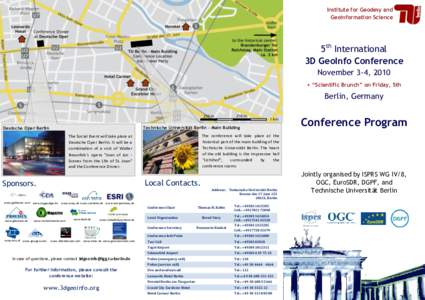Institute for Geodesy and Geoinformation Science 5th International 3D GeoInfo Conference November 3-4, 2010